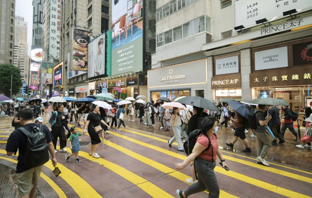 Russell Street in Causeway Bay. SING TAO