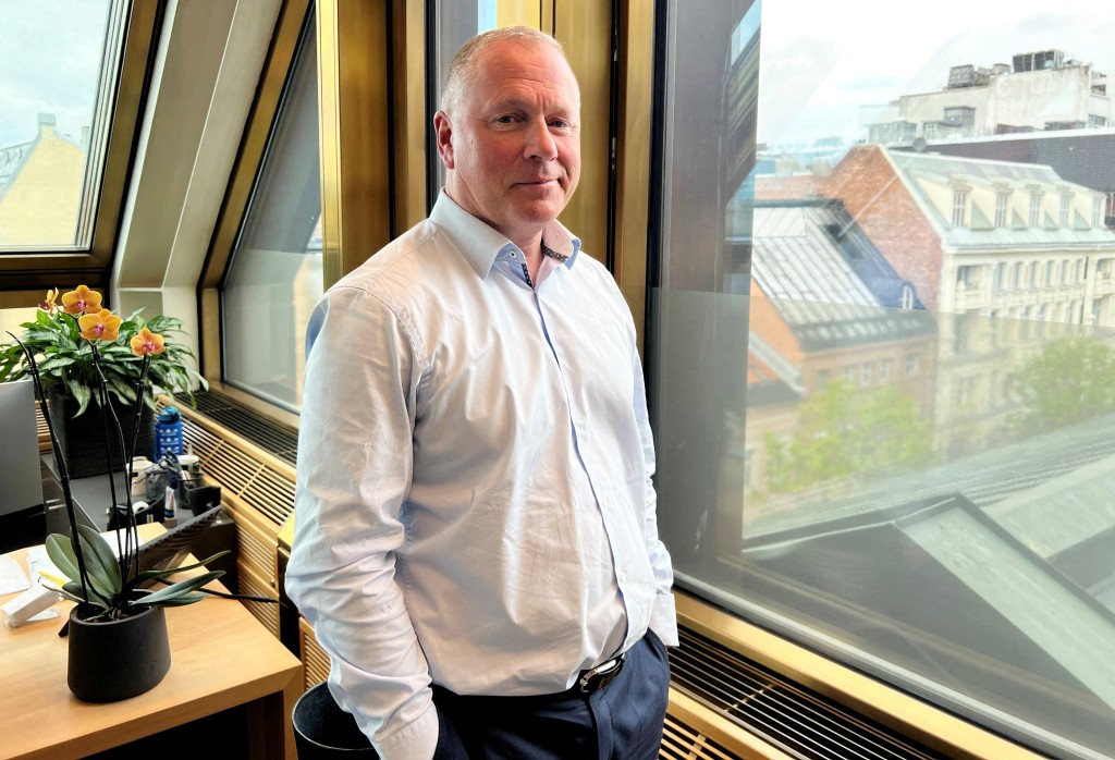 Nicolai Tangen, the CEO of Norges Bank Investment Management, the operator of Norway's sovereign wealth fund, poses for a picture at his office in Oslo, Norway, April 28, 2025. REUTERS/Gwladys Fouche