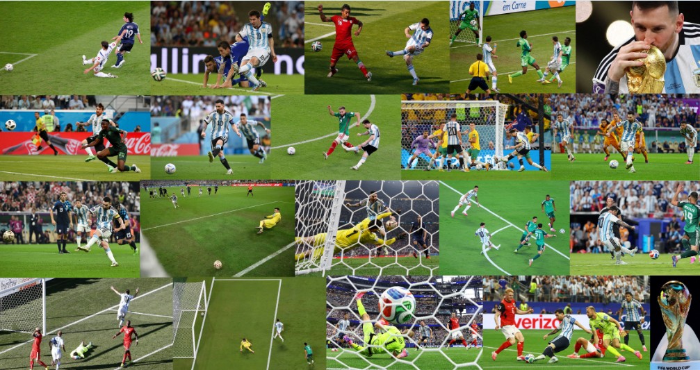 All the 18 goals Lionel Messi scored in six World Cups, from Germany 2006 to the group stage of the 2026 tournament. REUTERS