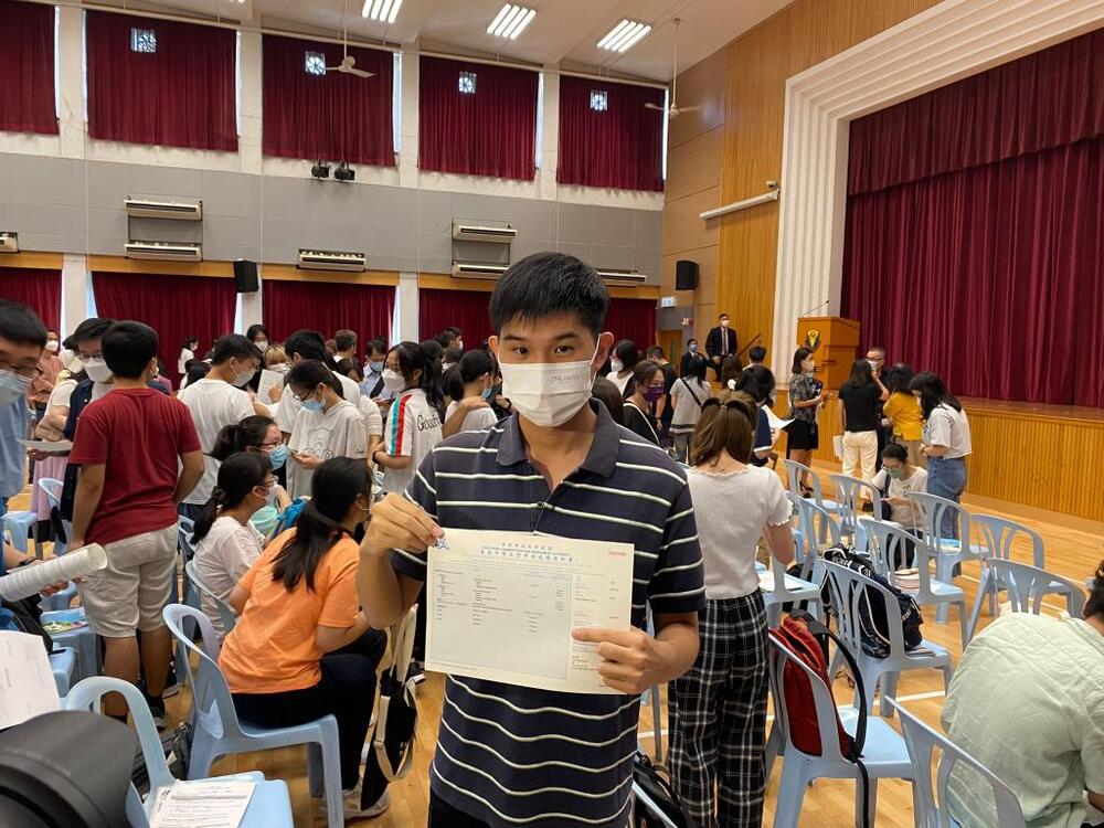 “Super top scorer” Calvin Tse Shing-chun from Queen Elizabeth School.