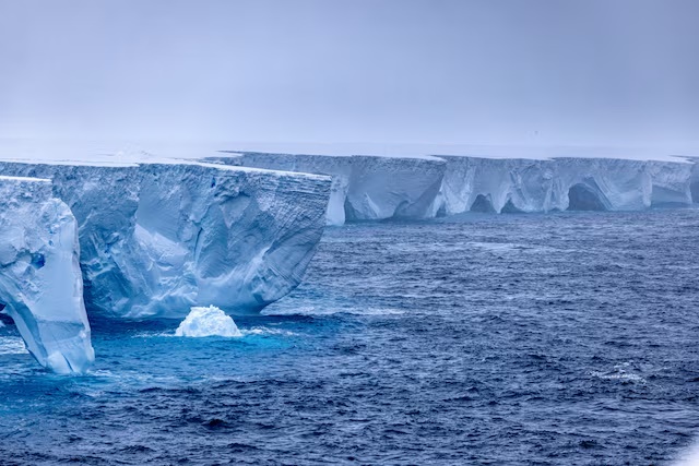 The world's largest iceberg, named A23a, is seen in Antarctica, January 14, 2024, in this picture obtained from social media. Rob Suisted - http://naturespic.com/via REUTERS /File Photo