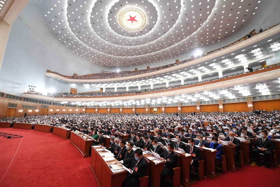 Draft legislation on establishing and improving the legal system and enforcement mechanisms for the Hong Kong to safeguard national security was submitted to China's national legislature for discussion today in Beijing. Draft legislation on establishing and improving the legal system and enforcement mechanisms for the Hong Kong to safeguard national security was submitted to China's national legislature for discussion today in Beijing.