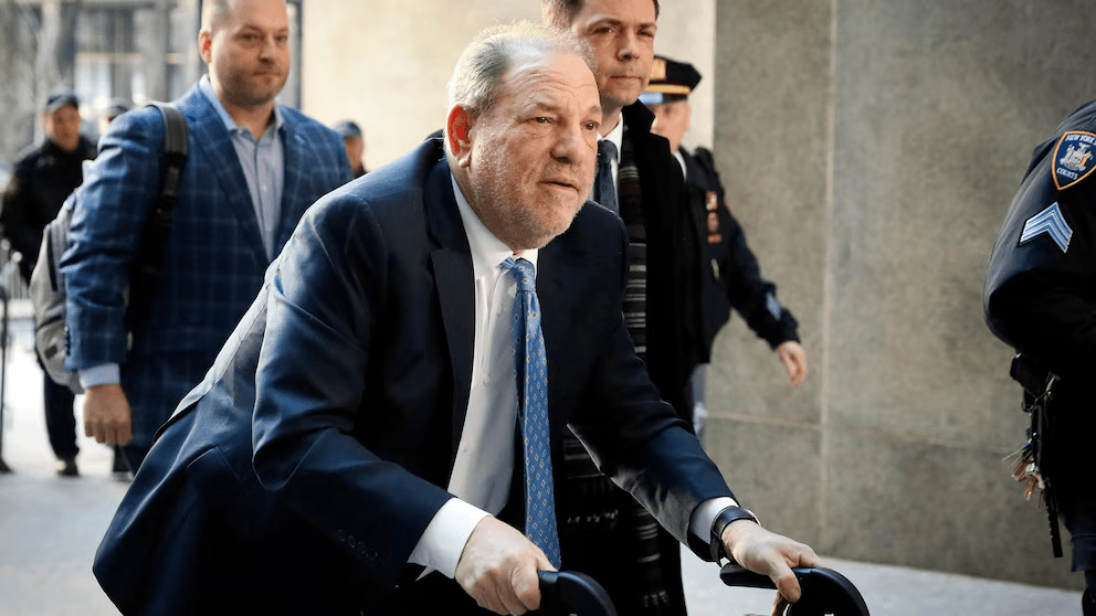 FILE - Harvey Weinstein arrives at a Manhattan courthouse as jury deliberations continue in his rape trial in New York, on Feb. 24, 2020. Weinstein will appear in a New York City court on Wednesday, May 1, 2024, according to the Manhattan district attorney’s office. (AP Photo/John Minchillo, File) FILE - Harvey Weinstein arrives at a Manhattan courthouse as jury deliberations continue in his rape trial in New York, on Feb. 24, 2020. Weinstein will appear in a New York City court on Wednesday, May 1, 2024, according to the Manhattan district attorney’s office. (AP Photo/John Minchillo, File)