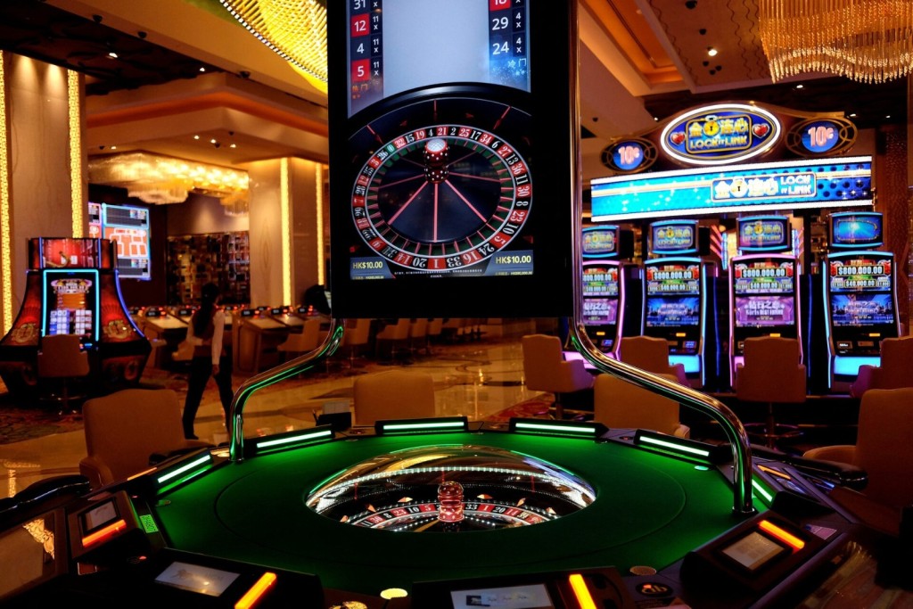 Gaming machines are seen at the casino of MGM Cotai in Macau, China February 13, 2018. REUTERS