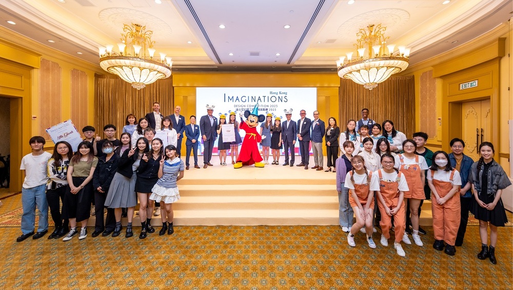 Winning teams of the “Disney Imaginations Hong Kong Design Competition 2023