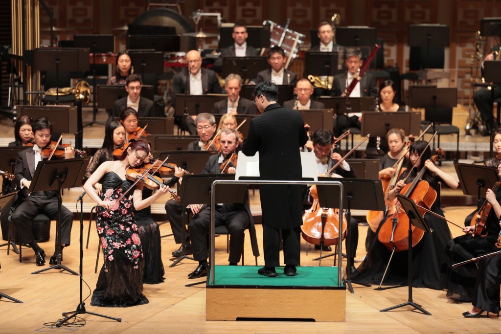 Hong Kong violinist Angela Chan, who performed Mendelssohn’s Violin Concerto, is a recipient of The Jockey Club Music and Dance Fund in 2020.
