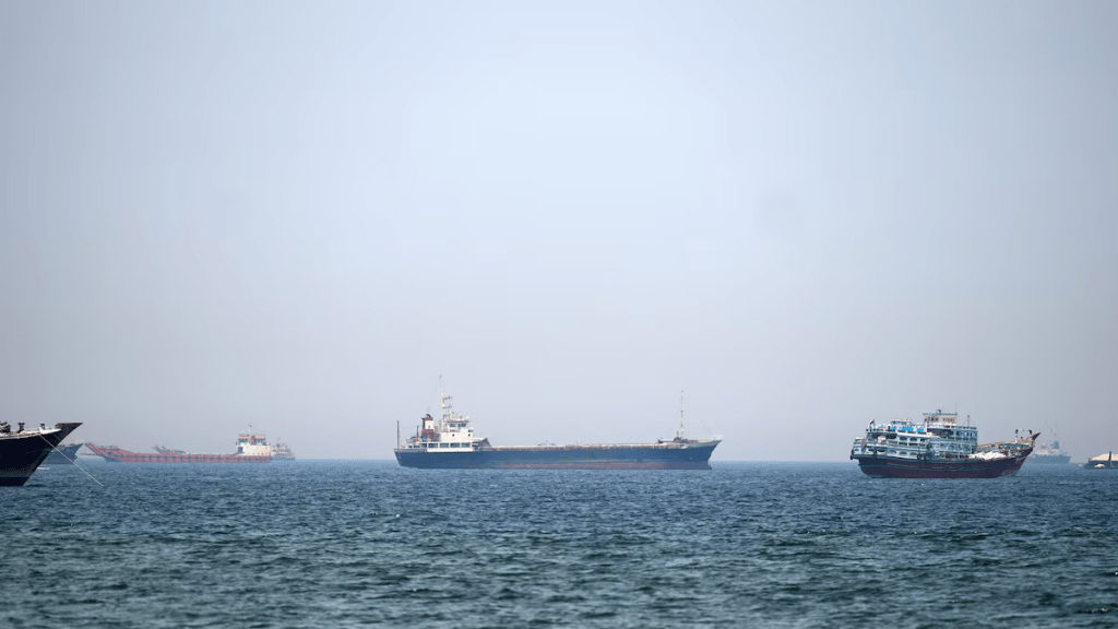 Ships and boats in the Strait of Hormuz, Musandam, Oman, April 29, 2026. REUTERS/Stringer