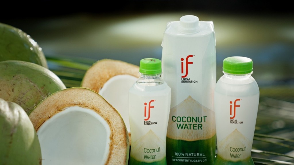 IFBH's flagship coconut water brand IF. Photo from the official website.