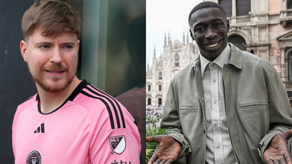 Two of the world's biggest internet personalities - MrBeast (left) and Khaby Lame - are preparing to make their mark on the Chinese market.