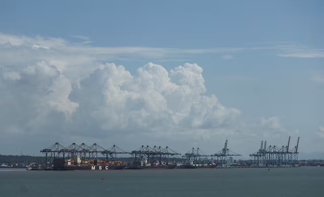Ships are docked at the container terminals of Jawaharlal Nehru Port (JNPT) in Navi Mumbai, India, September 25, 2025.REUTERS/Francis Mascarenhas