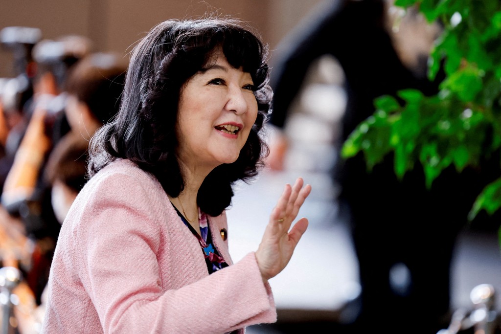 Japan's Finance Minister Satsuki Katayama arrives at the prime minister's office, on the day of a cabinet reshuffle, in Tokyo, Japan, September 17, 2026. REUTERS
