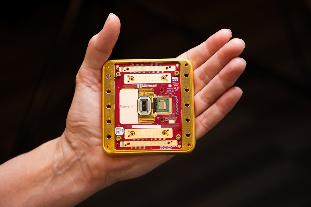 Microsoft says the chip will help build meaningful quantum computers in years. Photo by MICROSOFT Microsoft says the chip will help build meaningful quantum computers in years. Photo by MICROSOFT