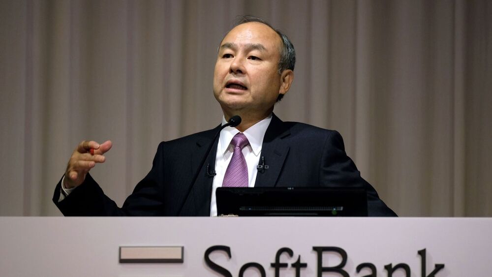 Softbank chief Masayoshi Son. Softbank chief Masayoshi Son.