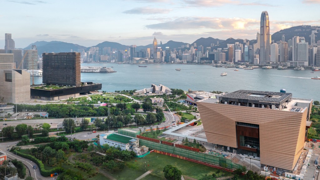 The West Kowloon Cultural District.