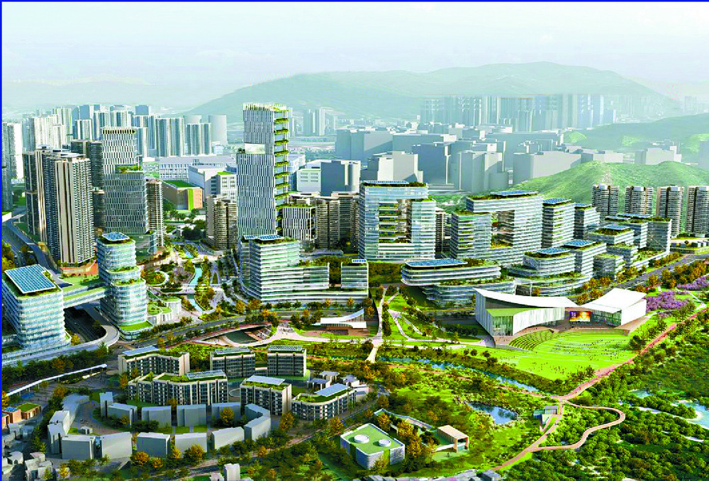 Renderings of the digital technology center and Pak Nai. Renderings of the digital technology center and Pak Nai.