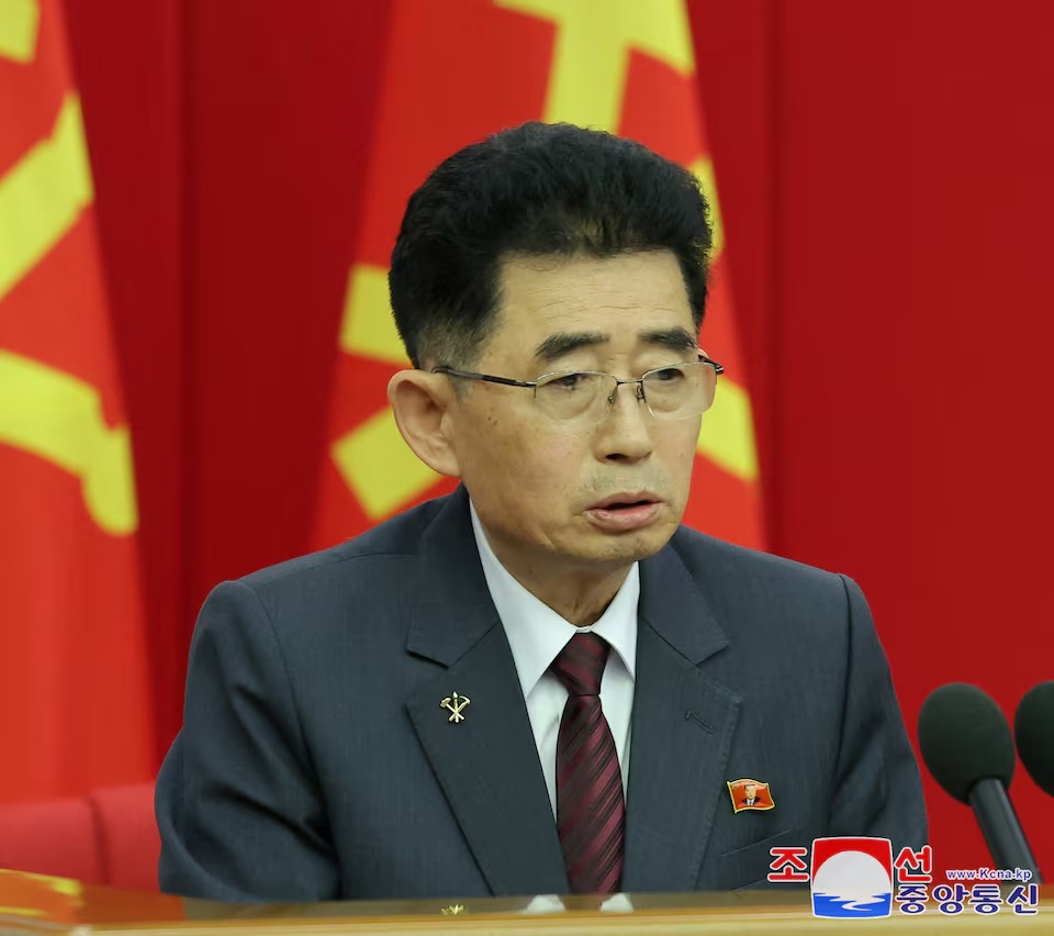 A North Korean official is seen wearing a pin featuring the portrait of North Korean leader Kim Jong-un during a key meeting of the country's ruling party in Pyongyang, North Korea, June 28, 2024. (Reuters) A North Korean official is seen wearing a pin featuring the portrait of North Korean leader Kim Jong-un during a key meeting of the country's ruling party in Pyongyang, North Korea, June 28, 2024. (Reuters)