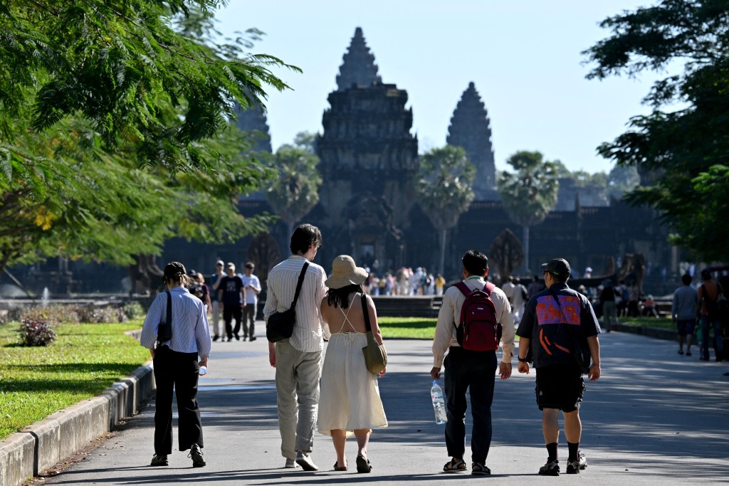 The Angkor Wat temple in Siem Reap province. (AFP)