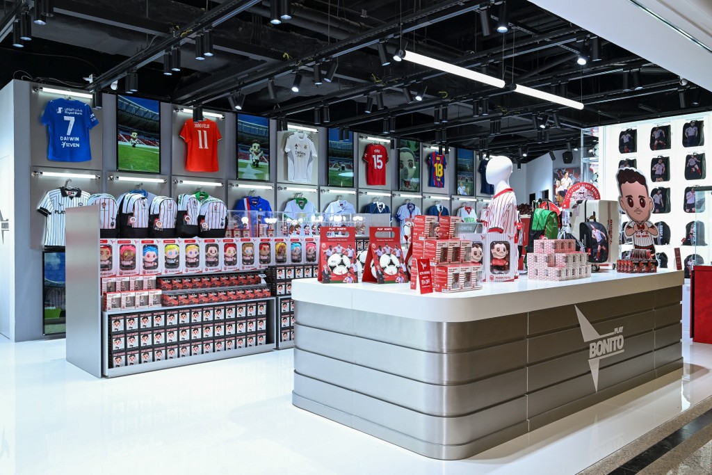 Inside the Play Bonito® concept store, fans can discover hand‑illustrated character collectibles inspired by global football stars, designed and produced by a Hong Kong-based creative team.