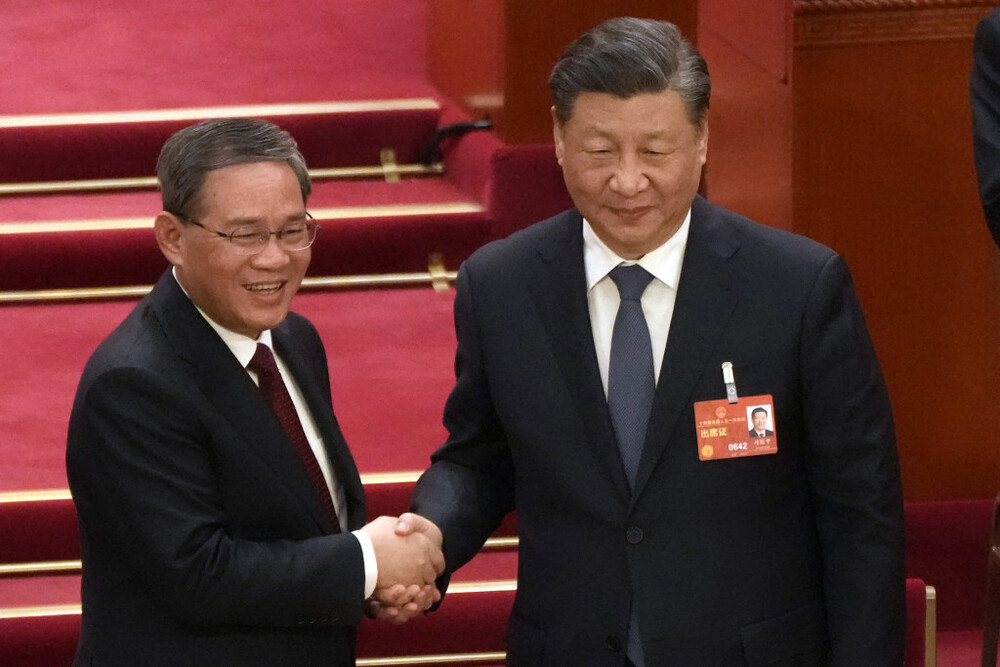 Li Qiang(left)&Xi Jinping(right) Li Qiang(left)&Xi Jinping(right)