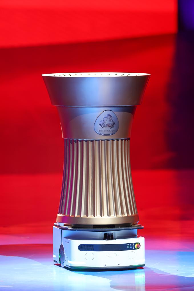 The flame cauldron for China's 15th National Games. (Xinhua)