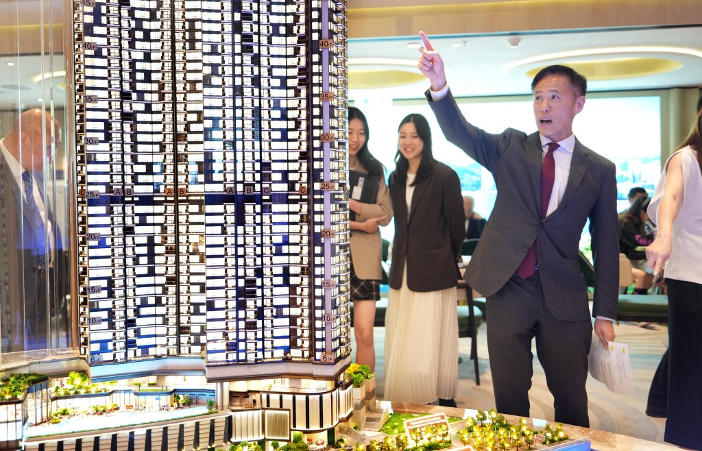 Victor Tin at the sales office