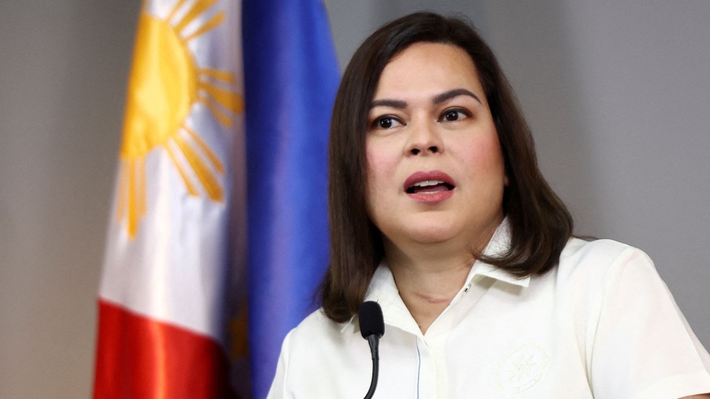 Philippine Vice President Sara Duterte. File Photo/Reuters