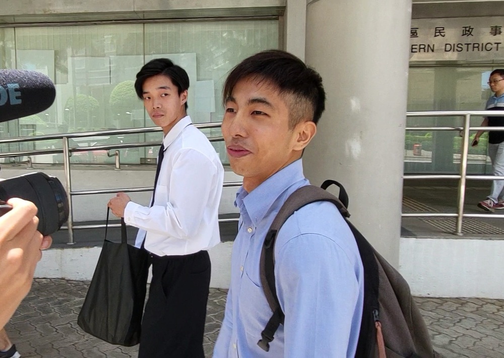 Tong Cheuk-yin and Lee Siu-hang, left, admitted their actions were reckless. Tong Cheuk-yin and Lee Siu-hang, left, admitted their actions were reckless.