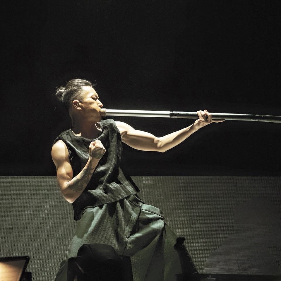 Sound meditation led by musician Lau Chun Ho, also known as HakGwai.