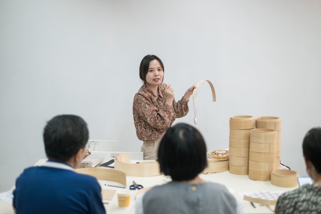 Other workshops include bamboo steamer weaving and making paper-art night lights.