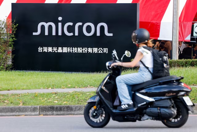 A Micron Technology sign is seen outside the company's facility in Taoyuan, Taiwan, September 17, 2026. REUTERS/Ann Wang/File Photo