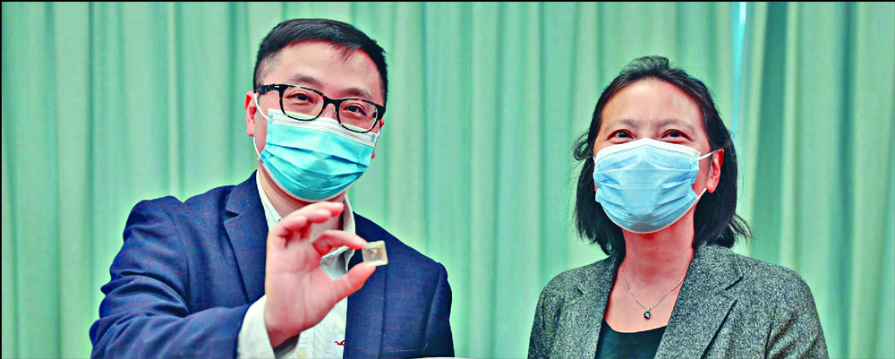 Zhang Li and Maragret Ip believe the speed of the fully automated testing system will be beneficial, especially in these pandemic times. Zhang Li and Maragret Ip believe the speed of the fully automated testing system will be beneficial, especially in these pandemic times.