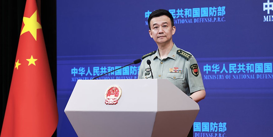 The Ministry of National Defense of the People's Republic of China spokesman Wu Qian The Ministry of National Defense of the People's Republic of China spokesman Wu Qian