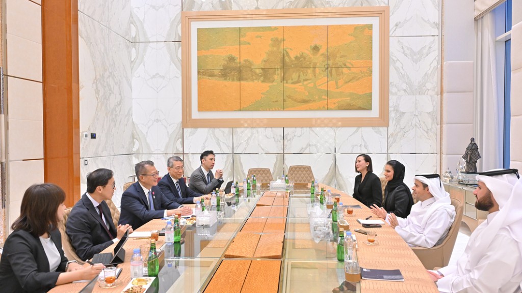Paul Chan met the representative of Al Asmakh Group Holding, a Qatari business conglomerate operating across real estate, hospitality, travel and tourism, and facilities management in Doha, Qatar. ISD