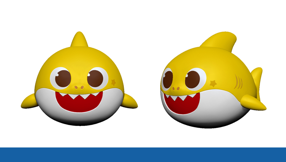 Come and take a selfie with the massive 3-meter-tall inflatable Baby Shark!
