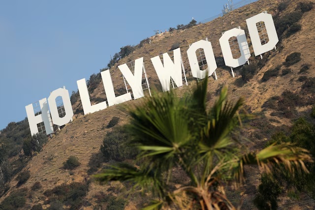 The Hollywood sign is seen in Hollywood, Los Angeles, California, U.S. October 19, 2017. REUTERS/Lucy Nicholson/File Photo