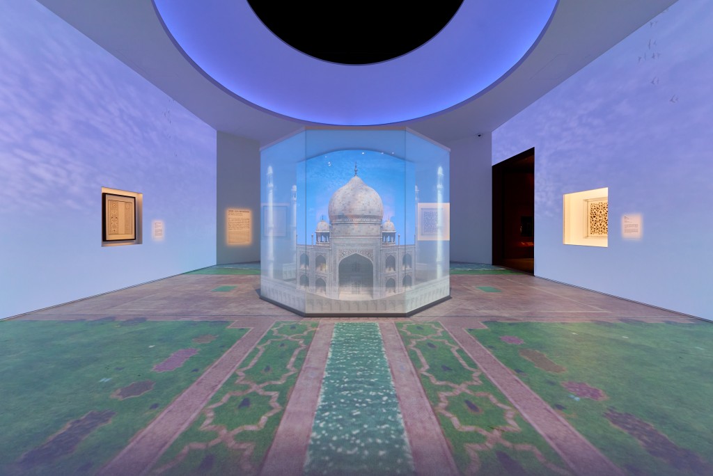 Multimedia installation: "Taj Mahal: A Love Story in a Majestic Monument". HKPM