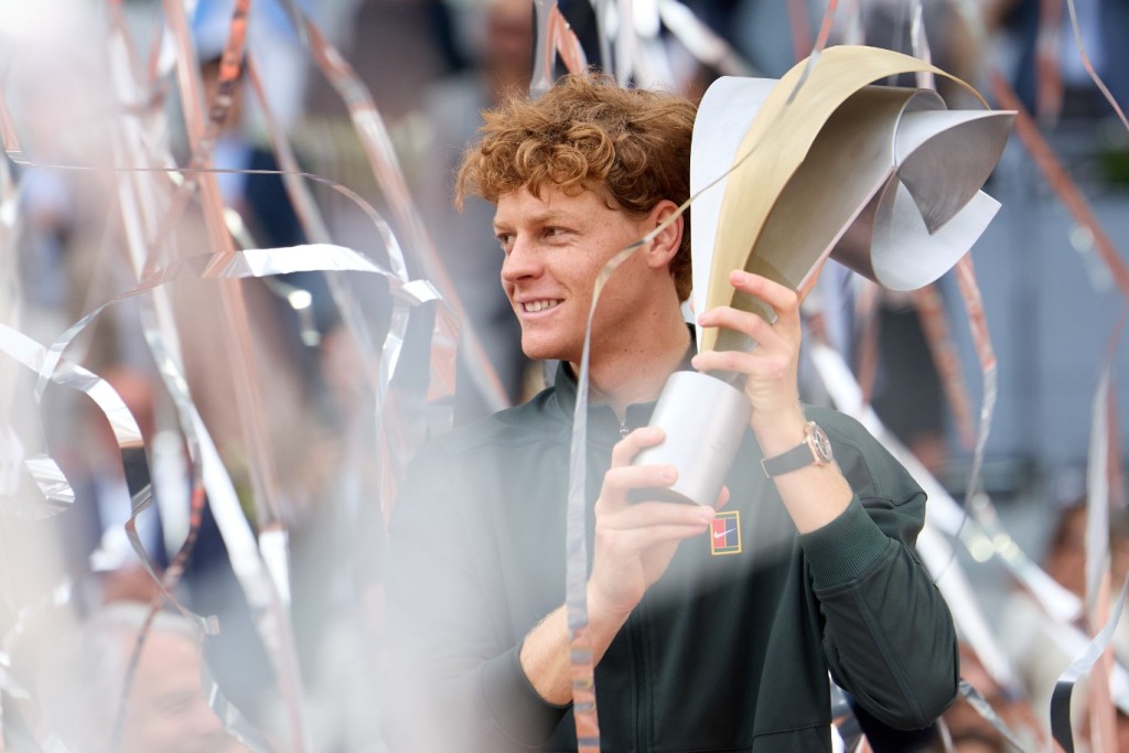 Jannik Sinner added Madrid to recent triumphs in Paris, Indian Wells, Miami and Monte Carlo. XINHUA