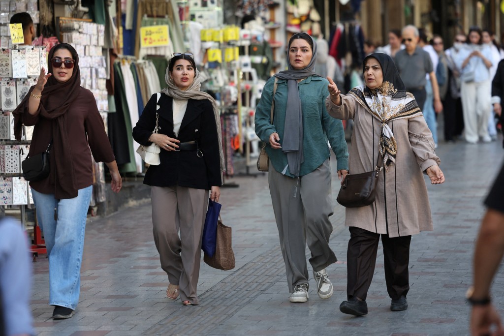 People walk on a street in Tehran, Iran, September 23, 2026. Majid Asgaripour/WANA (West Asia News Agency) via REUTERS