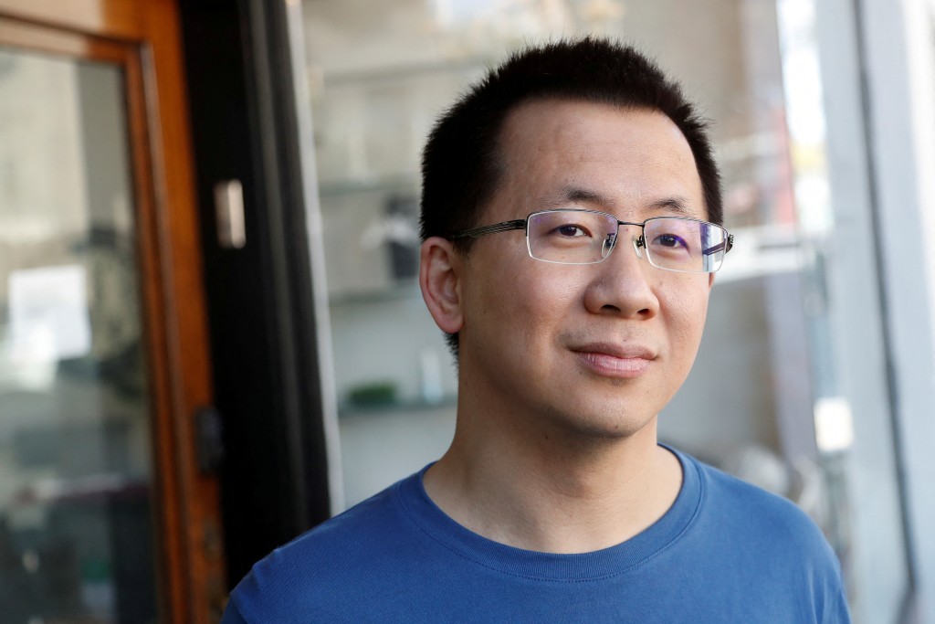 Zhang Yiming, founder and former global CEO of ByteDance. REUTERS/Shannon Stapleton