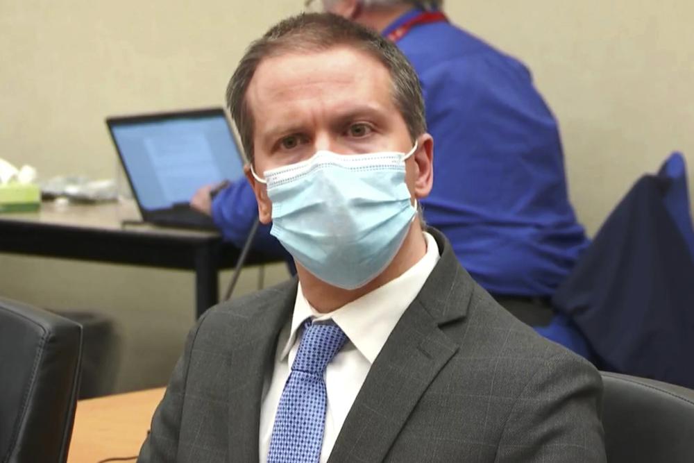 In this image from video, former Minneapolis police Officer Derek Chauvin listens as the verdict is read in his trial for the 2020 death of George Floyd, Tuesday, April 20, 2021. In this image from video, former Minneapolis police Officer Derek Chauvin listens as the verdict is read in his trial for the 2020 death of George Floyd, Tuesday, April 20, 2021.