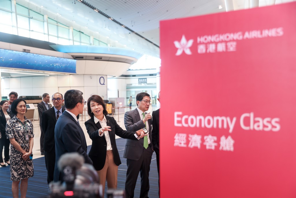 Hong Kong Airlines is the first carrier to move into Terminal 2. 