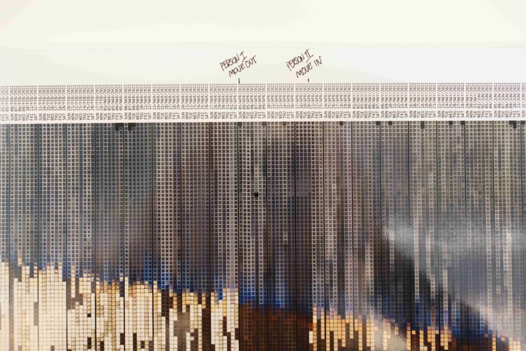 Artist Benedikt Ackermann’s Annual Plots (Frankfurt) combines the regularity of time, such as sunrise and sunset, seasonal changes and everyday scenes, and presents them in the form of charts.