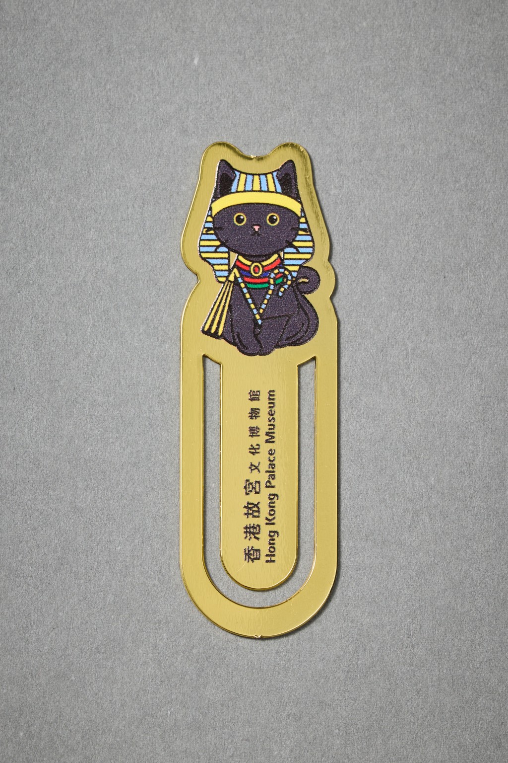 Pharaoh Cat Metal Bookmark (HK$28)
