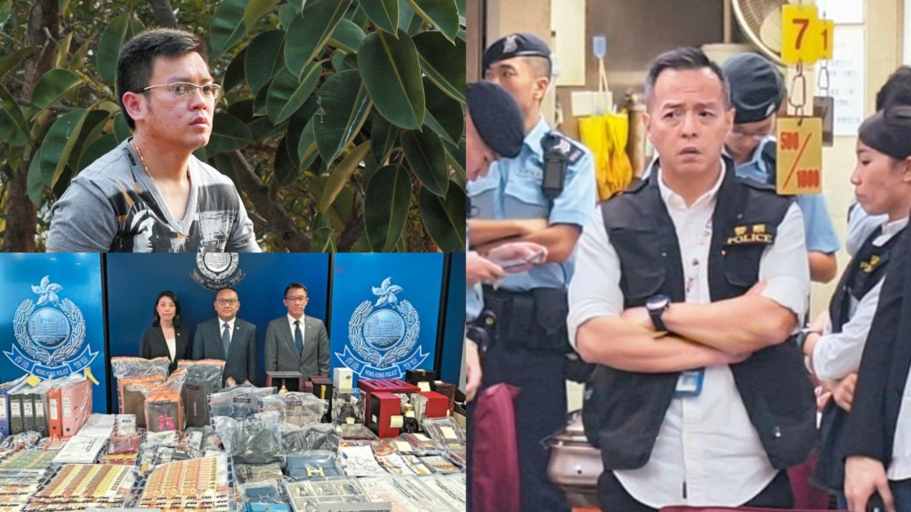 Police Commissioner Joe Chow Yat-ming (right) planned and overseen the operation to crackdown "Sai B" Chan's crime syndicate.