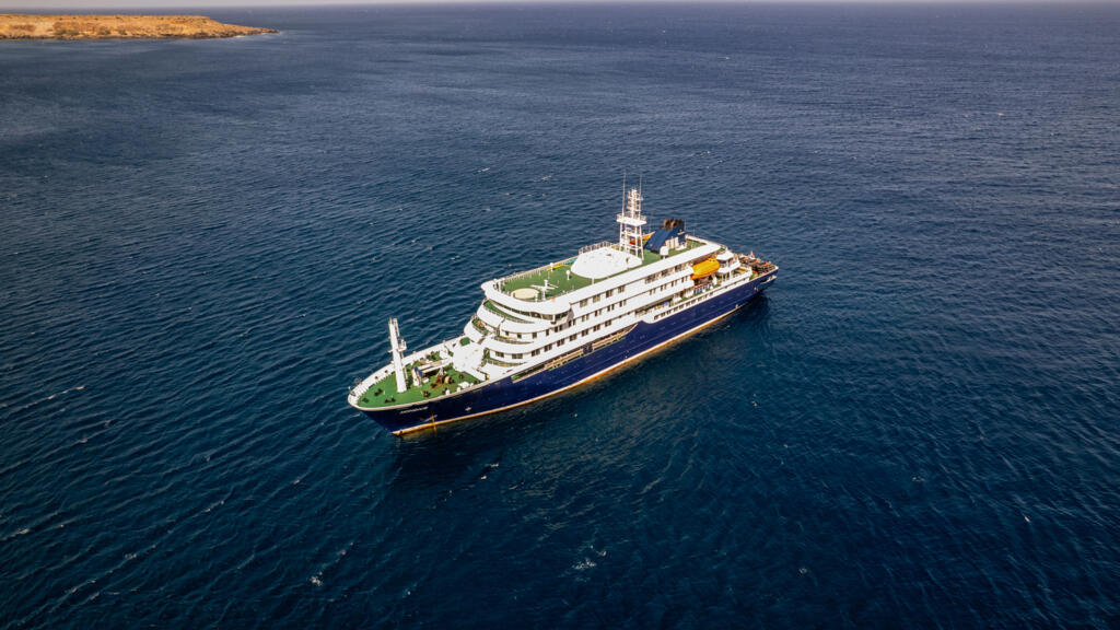 The outbreak occurred on the MV Hondius, travelling from Ushuaia in Argentina to Cape Verde. © AFP
