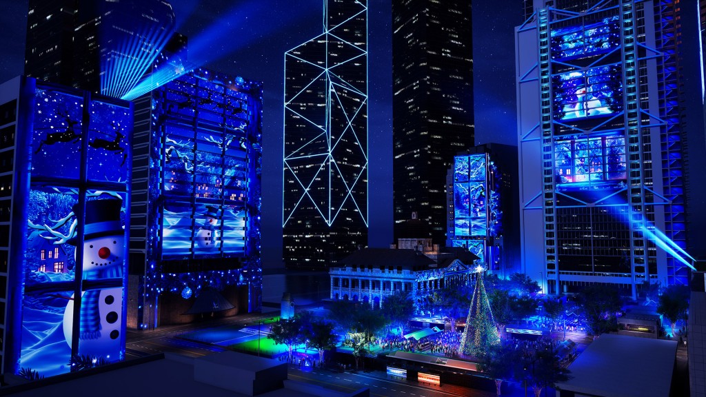 An “Immersive Light Show in Central” will make its debut this year.