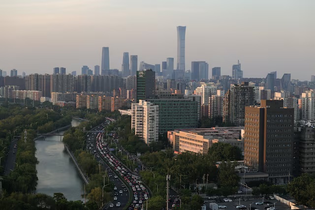 A view of the city skyline in Beijing, China, May 11, 2026. REUTERS/Tingshu Wang