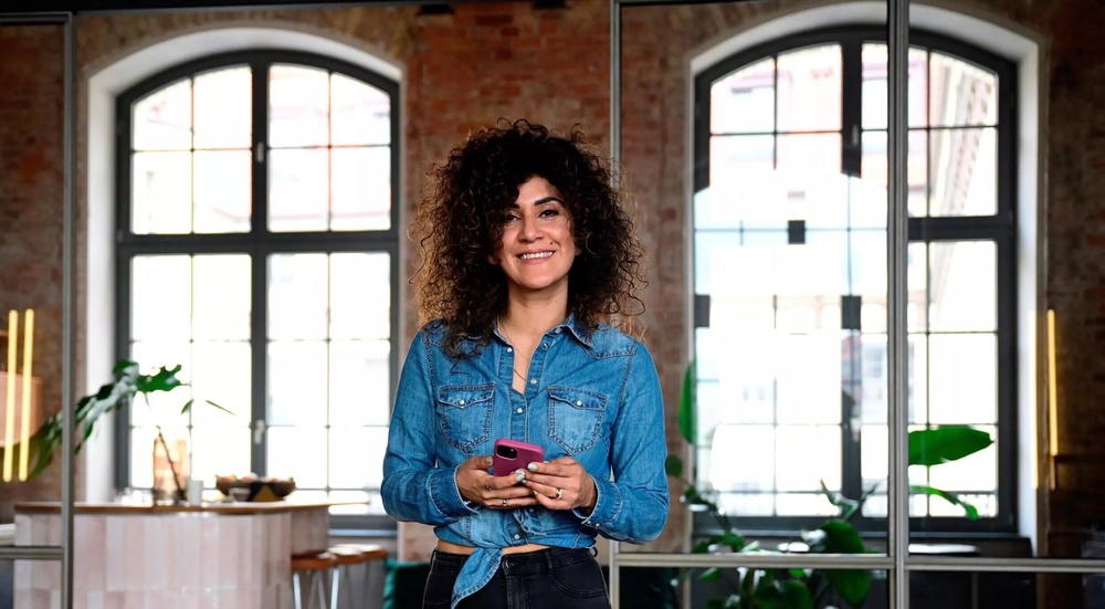 Apameh Schoenauer says she had also been inspired by women fighting for freedom in Iran © Tobias SCHWARZ / AFP Apameh Schoenauer says she had also been inspired by women fighting for freedom in Iran © Tobias SCHWARZ / AFP