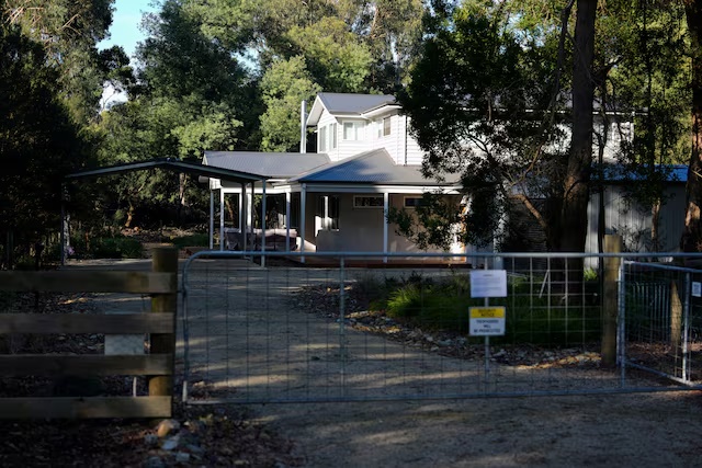 A general view of Erin Patterson’s house in Leongatha, Australia, June 24, 2025. REUTERS/Asanka Brendon Ratnayake 