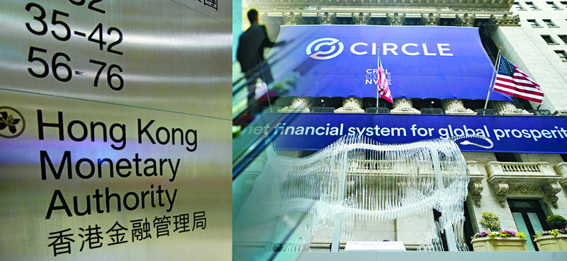 The HKMA has given the green light to three issuers for stablecoins, and Circle's IPO has set the NYSE afire.  REUTERS